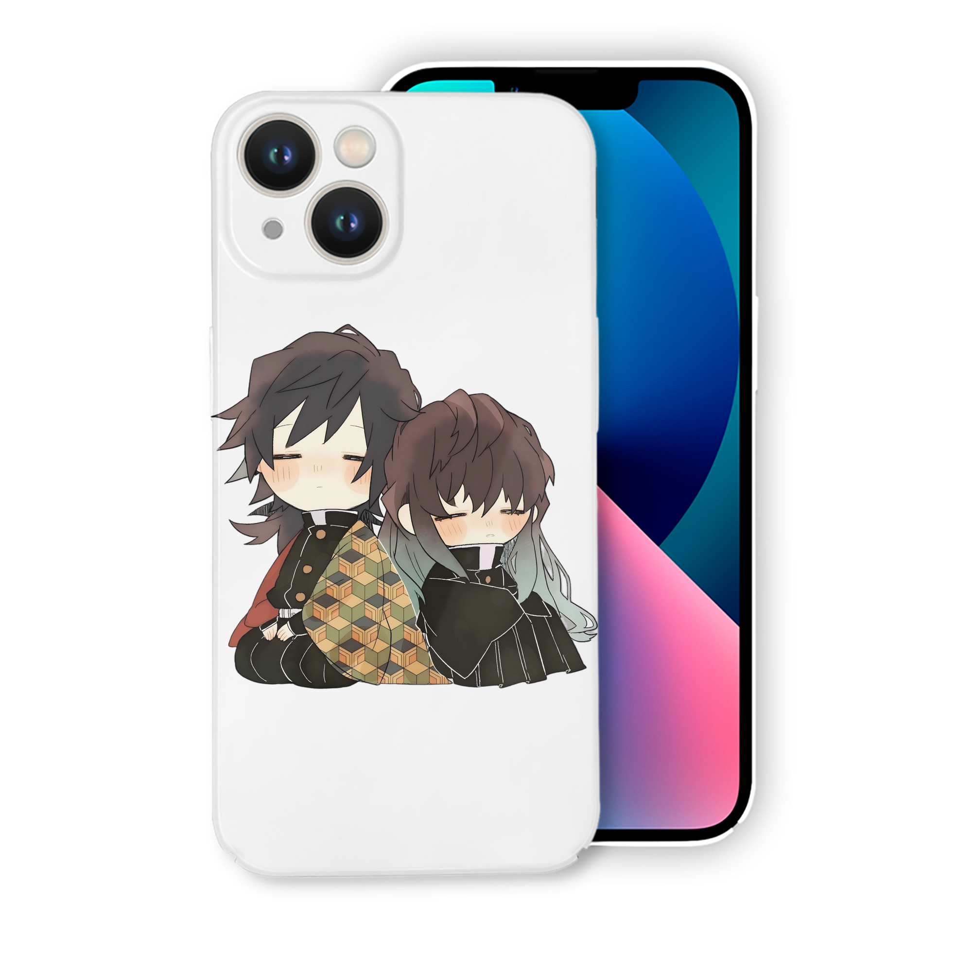 （画像用） 鬼滅の刃（きめつのやいば）水柱-冨岡 義勇／とみおか ぎゆう Tomioka Giyuu 【iPhone 14シリーズ対応】ハードケース